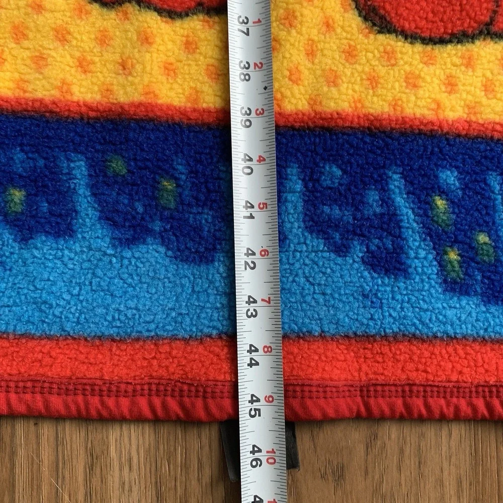 Rare Vintage 90s Fuzzy Owen Blanket Sesame Street 